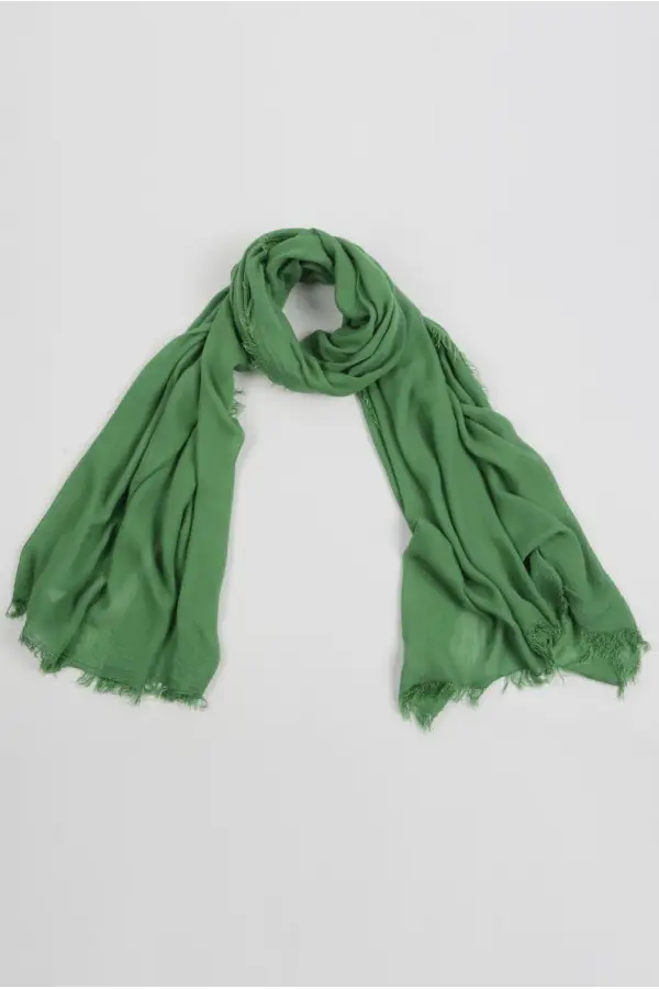 Lightweight Summer Scarf Shawl Wrap 100% Bamboo Green