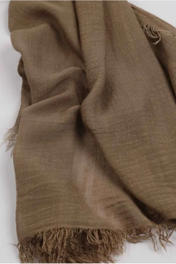 Lightweight Summer Scarf Shawl Wrap 100% Bamboo colour Brown