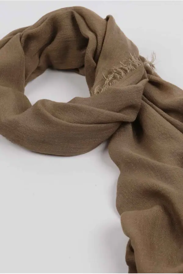 Lightweight Summer Scarf Shawl Wrap 100% Bamboo colour Brown
