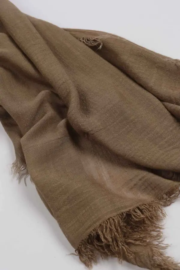 Lightweight Summer Scarf Shawl Wrap 100% Bamboo colour Brown