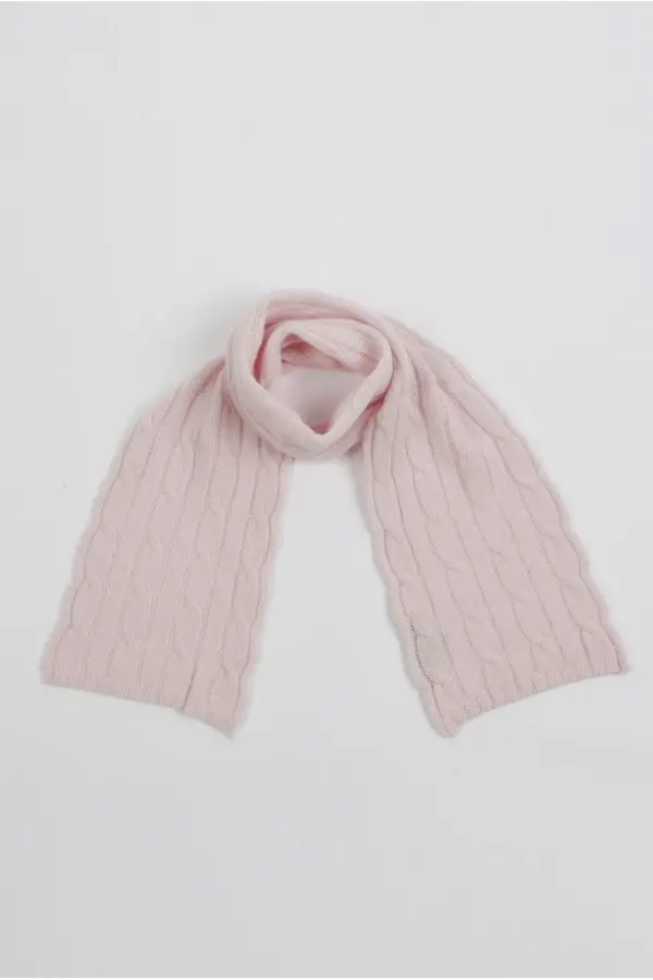 Copertina da culla neonato in puro cashmere rosa