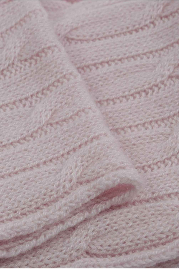 Echarpe bébé 100% cachemire rose bébé