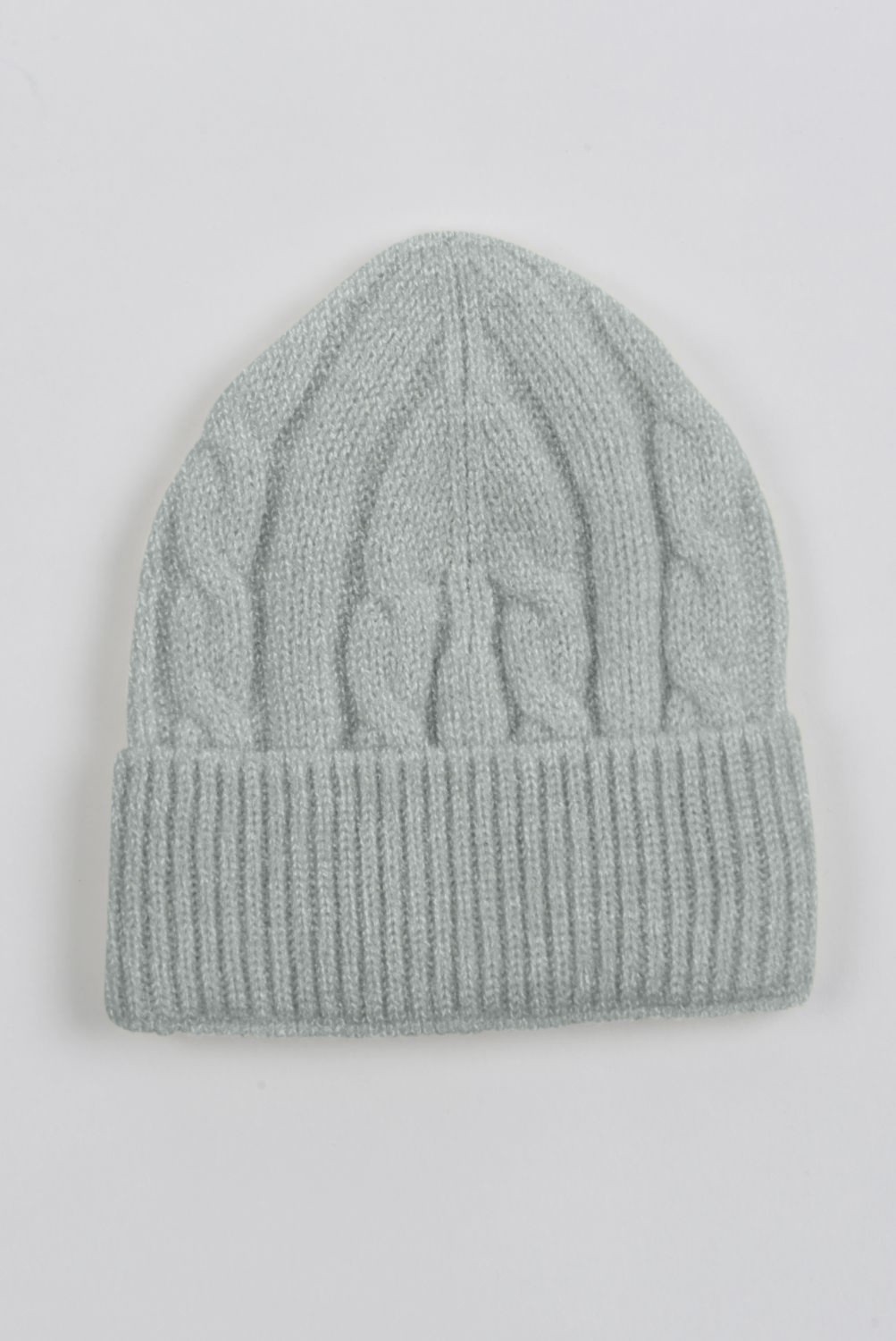 Baby cashmere beanie hat light in grey UK | Cashmere Italy