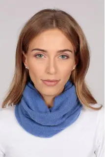 Cashmere Snood in antique pink (100% Pure) | italyincashmere.com