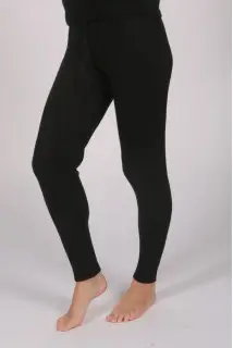 Women's Pure Cashmere Joggers Pants in Black