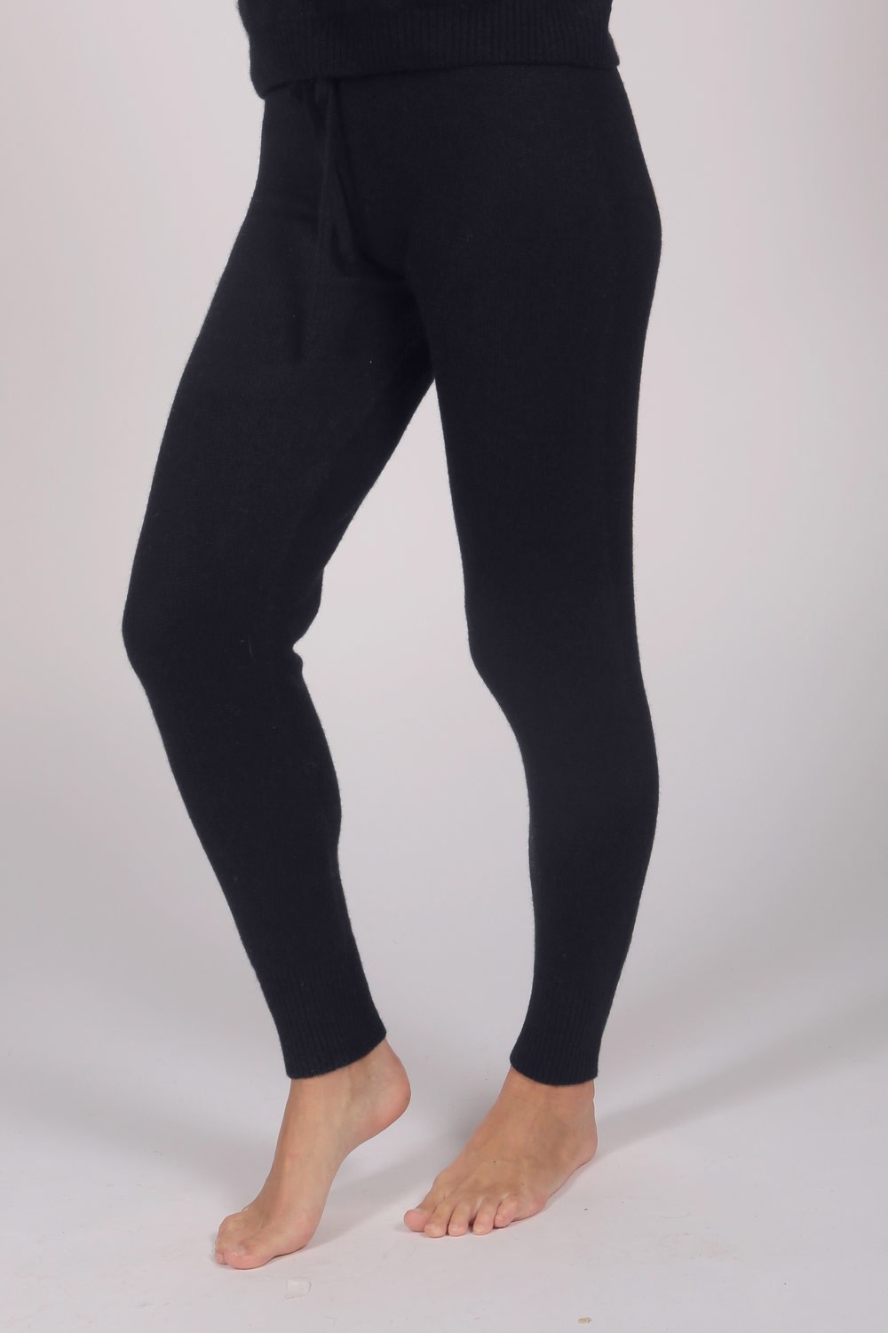 Ladies Cashmere Joggers Pants in Blue navy | Italy in Cashmere UK