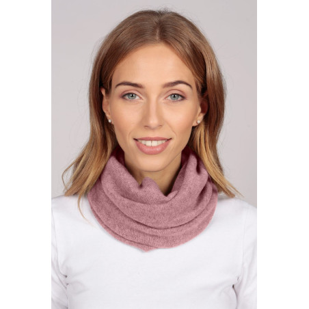 Cache-cou en cachemire en rose antique