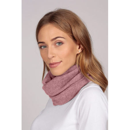 Halswärmer aus Kaschmir in antike Rose