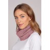 Cashmere snood in antique pink