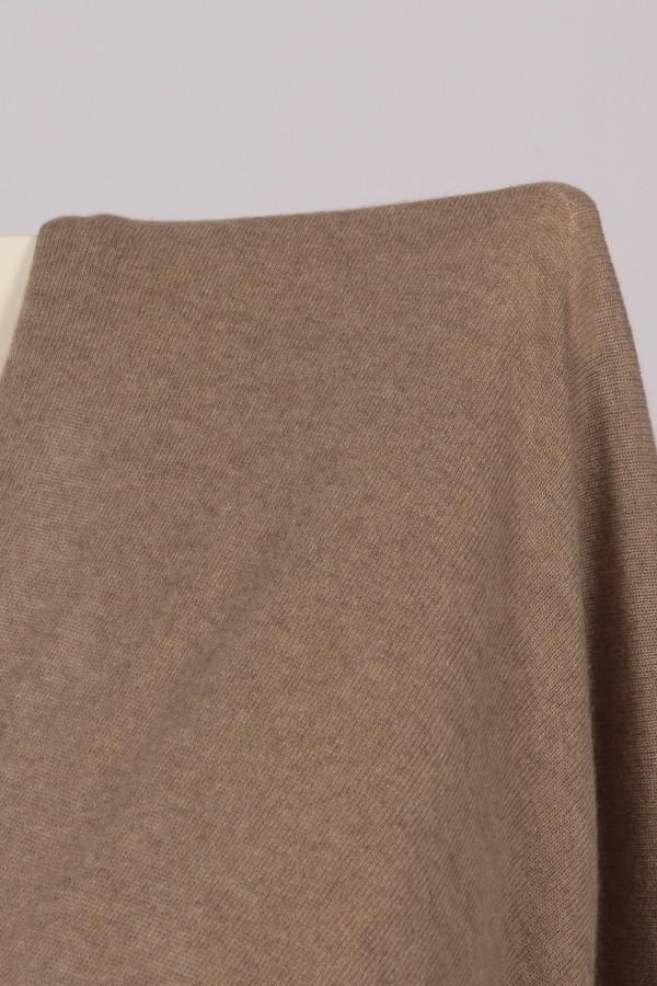 Manta de punto liso de cashmere
